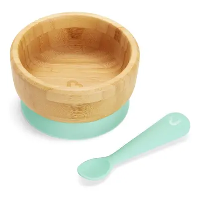 Munchkin Bambou Suction Bowl & Spoon ensemble de table pour enfant m+