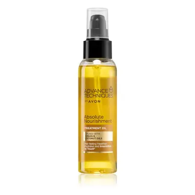 Avon Advance Techniques Absolute Nourishment huile nourrissante cheveux à l'huile d'argan à l'hu