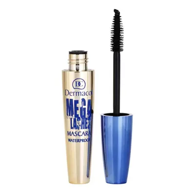 Dermacol Mega Lashes mascara waterproof pour donner du volume teinte Black