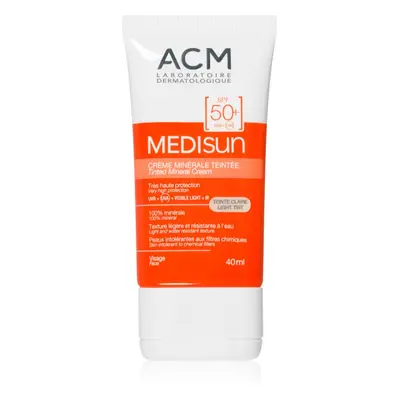 ACM Medisun crème teintée hydratante minérale SPF 50+ teinte Light Tint