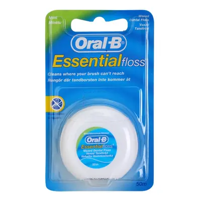 Oral B Essential Floss fil dentaire ciré saveur de menthe