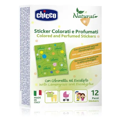 Chicco Natural Colored and Perfumed Stickers autocollants anti-insectes y+