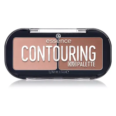 essence CONTOURING DUO PALETTE palette contouring teinte lighter skin