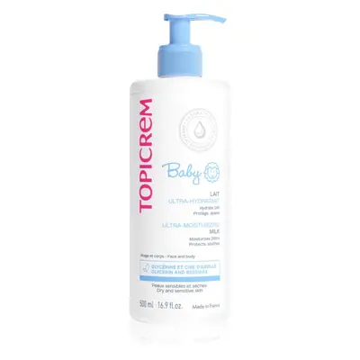 Topicrem BABY My 1st Ultra-Moisturizing Milk lait hydratant visage et corps pour peaux sèches et