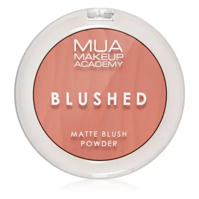 MUA Makeup Academy Blushed Powder Blusher blush poudre teinte Rouge Punch