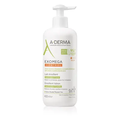 A-Derma Exomega Control Emollient Lotion lait corporel anti-irritations et anti-grattage