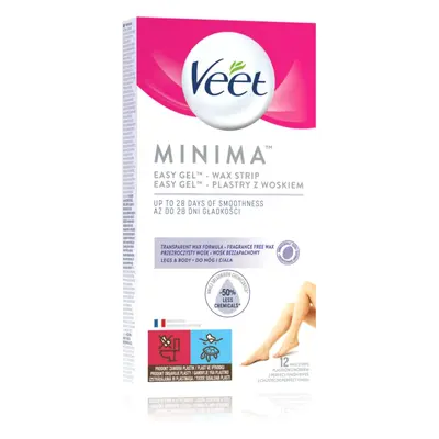 Veet Minima Hypoallergenic bandes de cire pour épilation pieds