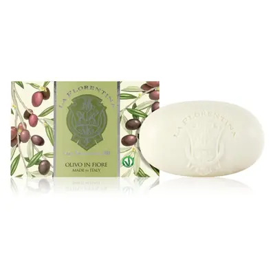 La Florentina Olive Flowers Bath Soap savon solide naturel pour peaux sèches