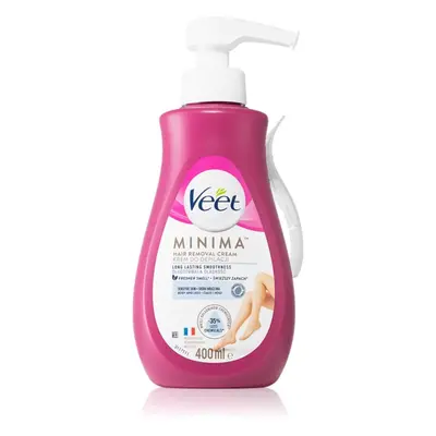 Veet Minima Sensitive Skin crème dépilatoire pour peaux sensibles aloe vera et vitamine E