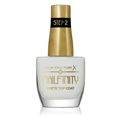 Max Factor Nailfinity Matte Top Coat vernis top coat gel effet mat teinte Velvet Curtain