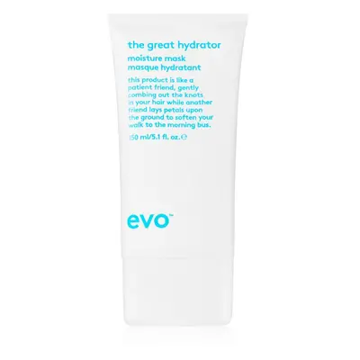 EVO Hydrate The Great Hydrator masque hydratant pour redonner de la brillance aux cheveux secs e