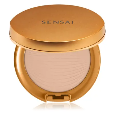 Sensai Silky Bronze Natural Veil Compact fond de teint compact poudré pour une peau lumineuse et