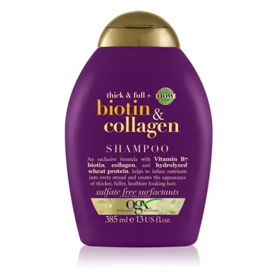 OGX Biotin & Collagen shampoing densifiant pour le volume des cheveux