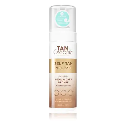 TanOrganic The Skincare Tan mousse auto-bronzante teinte Medium Dark Bronze