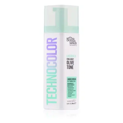 Bondi Sands Technocolor Emerald mousse auto-bronzante teinte Golden Olive Bronze