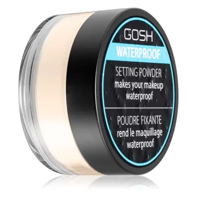 Gosh Waterproof Setting Powder poudre fixatrice waterproof teinte Transparent