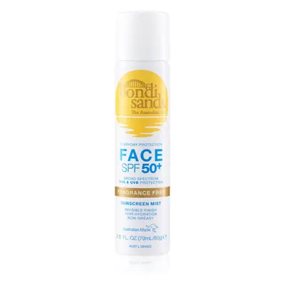 Bondi Sands SPF 50+ Face Fragrance Free brume protectrice visage SPF 50+