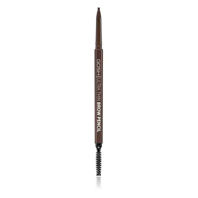 Gosh Ultra Thin crayon sourcils précision avec brosse teinte Dark Brown