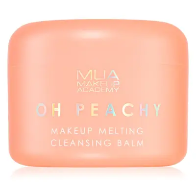 MUA Makeup Academy Oh Peachy baume démaquillant à l'huile arôme pêche