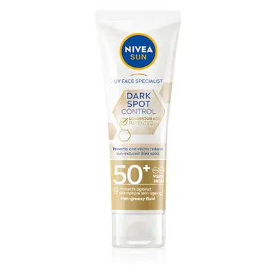 NIVEA SUN Luminous crème solaire visage anti-taches pigmentaires SPF 50+