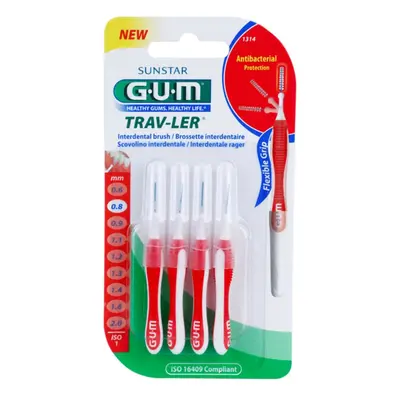 G.U.M Trav-Ler Interdental brossettes interdentaires 1,6 mm