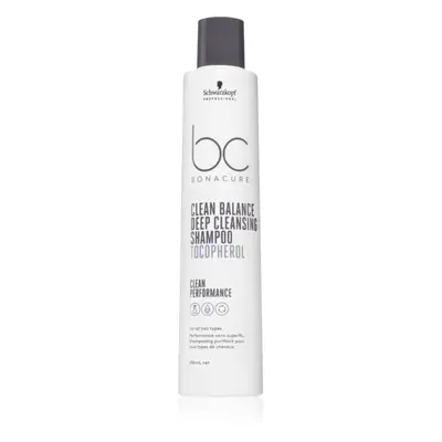 Schwarzkopf Professional BC Bonacure Clean Balance shampoing nettoyant en profondeur