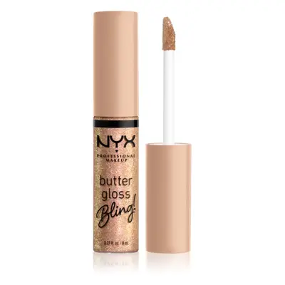 NYX Professional Makeup Butter Gloss Bling brillant à lèvres pailleté teinte Pricey