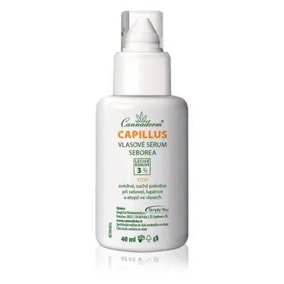 Cannaderm Capillus Seborea Hair Serum sérum actif pour cuir chevelu sec avec démangeaisons