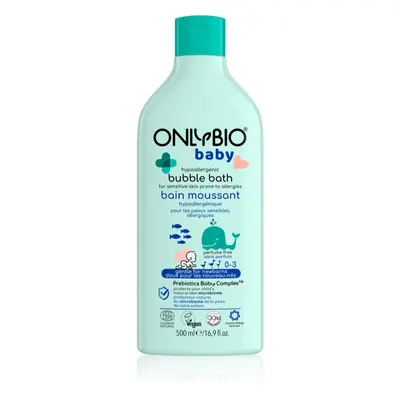 OnlyBio Baby Hypoallergenic bain moussant pour peaux sensibles et allergiques pour bébé