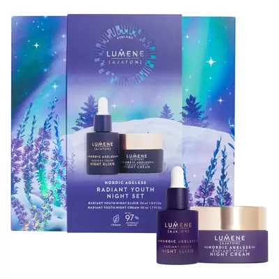 Lumene AJATON Nordic Ageless coffret cadeau pour la nuit Radiant Youth