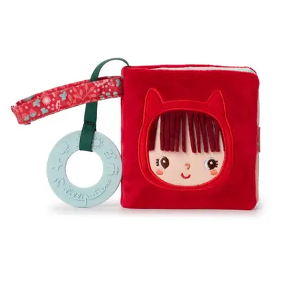 Lilliputiens Playbook Little Red Riding Hood livre d’éveil contrasté avec anneau de dentition m+