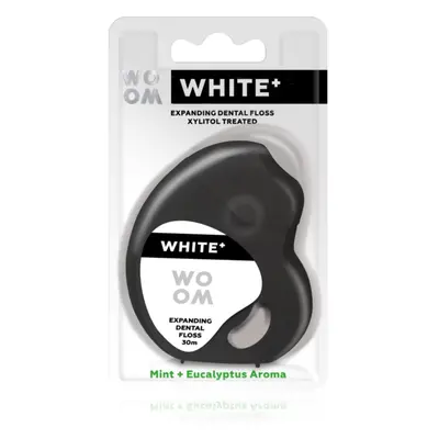 WOOM White+ Dental Floss fil dentaire ciré