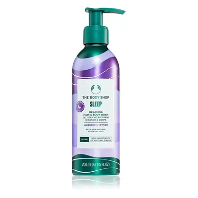 The Body Shop Lavander & Vetiver shampoing pour cheveux et corps Lavender & Vetiver