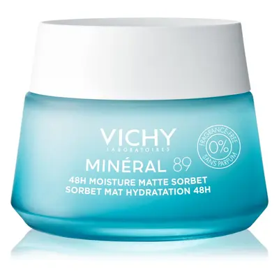 Vichy Minéral Moisture Matte Sorbet crème sorbet pour peaux grasses et mixtes sans parfum