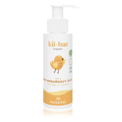 kii-baa® organic 100% Bio Oil Apricot huile de massage pour bébé