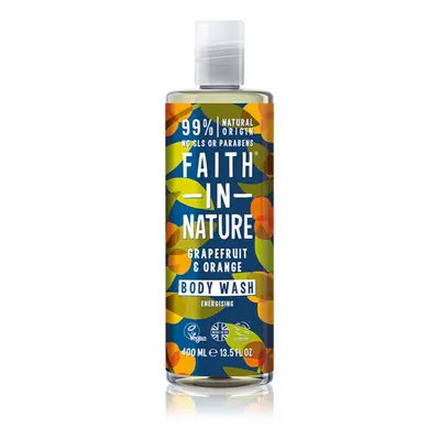 Faith In Nature Grapefruit & Orange gel douche booster d’énergie