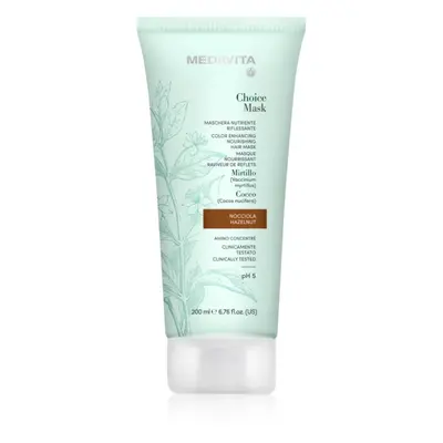 Medavita Choice Hazelnut masque nourrissant pour cheveux colorés