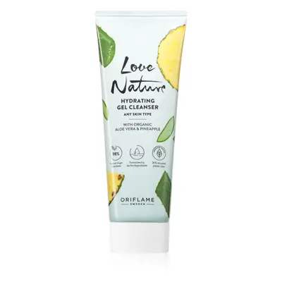 Oriflame Love Nature Organic Aloe Vera & Pineapple gel nettoyant hydratant