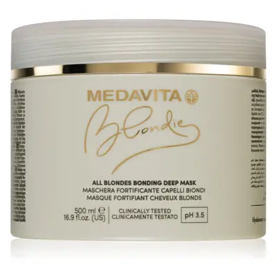 Medavita Blondie All Blondes masque fortifiant pour cheveux colorés