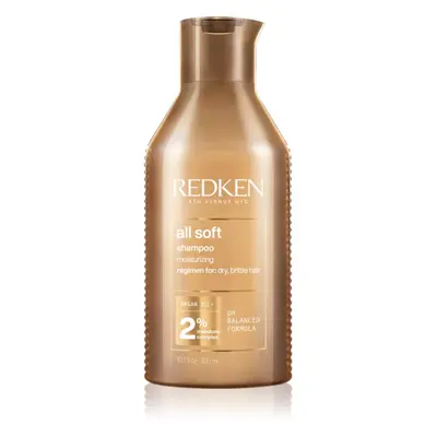 Redken All Soft shampoing nourrissant pour cheveux secs et fragiles