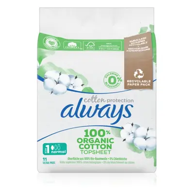 Always Cotton Protection Normal serviettes hygiéniques sans parfum