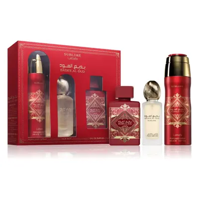 Lattafa Badee Al Oud Sublime coffret cadeau mixte