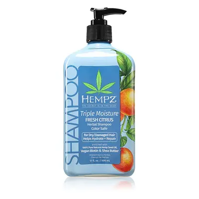 HEMPZ Triple Moisture shampoing hydratant pour cheveux