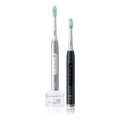 Oral B Pulsonic Slim Luxe brosse à dents électrique sonique, supports Rose Gold/Matte Black