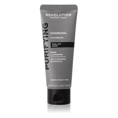 Revolution Skincare Purifying Charcoal masque peel-off contre les points noirs au charbon actif