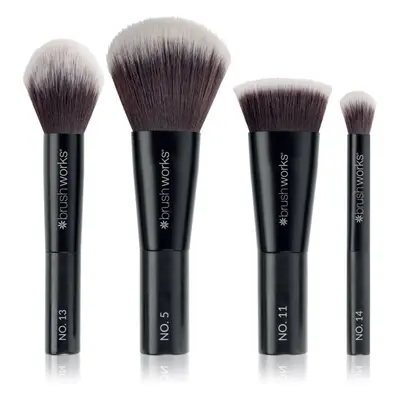 Brushworks On The Move Makeup Minis Complexion kit de pinceaux