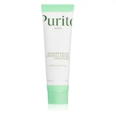 Purito Wonder Releaf Centella Cream Unscented crème régénérante pour apaiser la peau