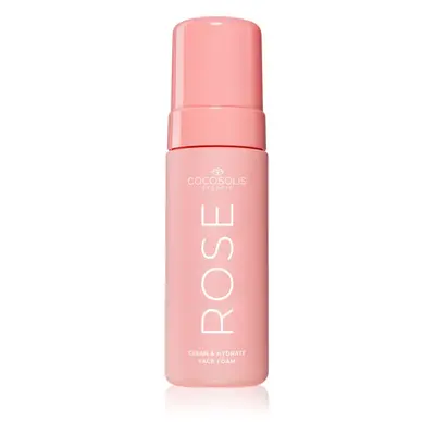 COCOSOLIS ROSE Clean & Hydrate Face Foam mousse nettoyante visage pour un effet naturel