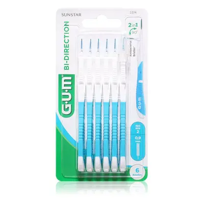 G.U.M Bi Direction Interdental Brush brossettes interdentaires 0,9 mm