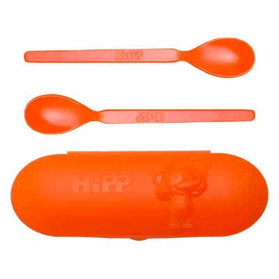 Hipp Spoons Set ensemble de table de voyage Orange